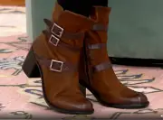 Miz Mooz - Leather Buckle Mid Boots - July - Hazelnut - EU 39