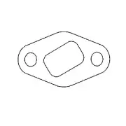 736754M1 Exhaust Manifold Gasket Fits Massey Ferguson 175, 180, 255, 265 275+