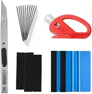 LYSAIMG 16Pcs Vehicle Wrap Vinyl Tools Kit,Car Vinyl Wrap Window Tint Film Tool Kit For Both Professional and DIY Wrappers,For All types of Window Tin.