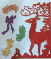 “Christmas Carols” 5 Piece Contour Die Set By Scrapbooking Made Simple