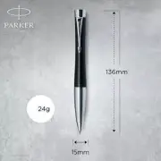 Parker Urban Ballpoint Pen Matte Black Silver Clip With Black Ink No Box