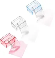 Healvian Simple Nail Stampers 3pcs Manicure Art Stampers French Style Nail Art Stencils for Home Use