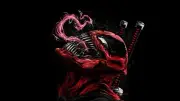 Deadpool Symbiote Marvel Metal Art Print Comics Poster 8in x 12in Lot Up