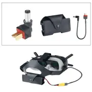 Battery Storage Bag Revolution DC Head Cable for DJI FPV V2 Flight Glasses Drone