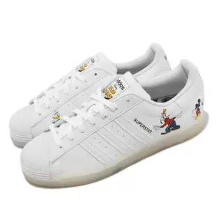 adidas 愛迪達 休閒鞋 Superstar 男鞋 白 迪士尼 聯名 貝殼頭 果凍底 皮革 GW9538