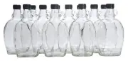 North Mountain Supply 16.9 Ounce (500ml) Glass Maple Syrup Bottles with Loop ...