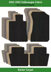 Lloyd Berber Front & Rear Row Carpet Mats for 2002 Volkswagen Cabrio (for: Volkswagen)