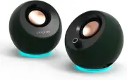 Creative Pebble Pro Minimalist 2.0 USB-C Computer Speakers with Bluetooth 5.3 an