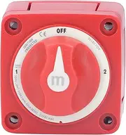 Battery Switch ON Off with Knob,300A Battery Switch 3 Position Dual Circuit Power Disconnect Cut Off Isolator for Marine Boat Car Truck Trailer RV