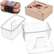 2PCS Clear Musubi Mold Kit,Musubi Maker Press,Musubi press