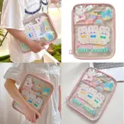 Multifunctional Document Bag Clear PVC Tablet Case Travel File Organiser Bag
