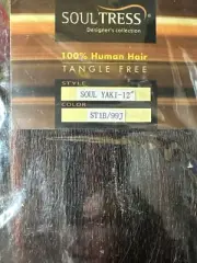 Soul Tress 100% Human Hair 1B/99J. Tangle Free