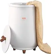 VEVOR Towel Warmer Bucket, 20L Large Towel Warmer for Bathroom, Auto Shut Off Towel Heater with 4-Level Timer Fits up to Two 40"x70" Oversized Towels, Bathrobes, Blankets, ETL & FCC Certified