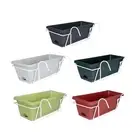 Hanging Balcony Planter Decorative Window Box Planter for Rail Patio Porch