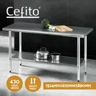 Cefito Stainless Steel Kitchen Benches Work Bench Food Prep Table 1524x610mm 430