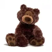 GUND Philbin Dark Brown Teddy Bear Stuffed Animal 18"/46cm soft plush toy NEW