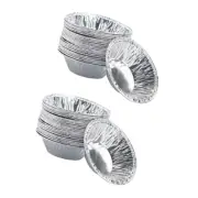 200Pcs Tart Pans Muffin Mould Disposable Tart Pans Egg Tart Pan