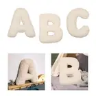 Letter Plush Pillow Decorative Throw Pillow for Bedroom Sofa Home Office