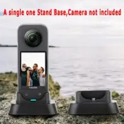 Compact Efficient Stand Base Dock Wall Bracket Mount for Insta360 X4 Cameras