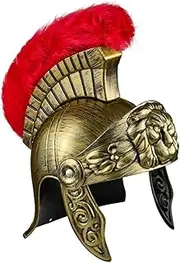 Roman Gladiator Legion Helmet Adult Plastic Knight Helmet Roman Cosplay Helmet Halloween Cosplay Costume Helmet