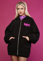 [Dolls Kill x Bratz] Cozy Chic Teddy Jacket