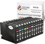[Cartridge Planet] 12 Pack (1MBK,1PBK,1C,1M,1Y,1PC,1PM,1GY,1R,1LGY,1DGY,1CO) Compatible Ink for Canon PGI-29 PGI29 for Canon PRO 1