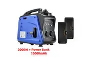1* Gentrax 2.0KW Max 1.7KW Rated Inverter Generator Pure Sine Wave + 2* VoltX 5000mAh Power Bank