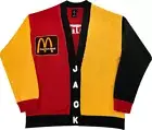Travis Scott x McDonald's 4 Cactus Jack Cardigan Medium New