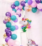 105 Pack DIY Balloon Garland Kit | Balloon Arch Unicorn Themed Party Decorations