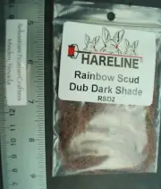 Hareline Rainbow Scud Dark Shade Dubbing Pack
