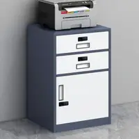 在飛比找momo購物網優惠-【XYG】辦公桌下櫃鋼制帶抽活動櫃收納櫃(收納櫃/抽屜櫃/斗