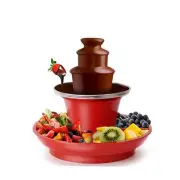 Chocolate Fountain Fondue Maker 3 Stage US Standard Plug for Party Household