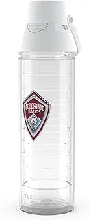 Tervis Venture Lite MLS Colorado Rapids - Primary Logo Made in USA Double Walled Insulated Tumbler Travel Cup Keeps Drinks Cold & Hot, 24oz Water Bottle, Classic