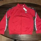 Adidas Men's R.Y.V. Logo Track Jacket, Scarlet Men's Large
