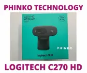 Logitech C270 Laptop or Desktop Webcam HD Built-in Noise Reducing and Widescreen