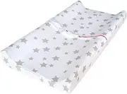 FORUBAR Baby Diaper Changing Pad with Washable Cover, Waterproof & Non-Slip Baby Change Mat for Infant Newborn, Cozy & Breathable Baby Change Table (Changing Pad + Cover (Star))