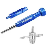 Tire Valve Stem Removal Tool Kit 3-Piece Set, Presta and Schrader Valve Core