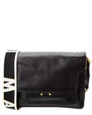 Marni Trunk Medium Leather Shoulder Bag