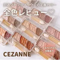在飛比找蝦皮購物優惠-Cezanne Toneup 眼影日本眼影久違防水