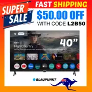 Blaupunkt 40" Google Smart QLED FHD TV Bluetooth WiFi Netflix Amazon Chromecast