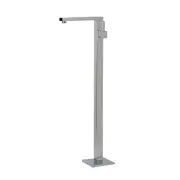Quadro Floor Standing Bath Mixer And Spout - Luxury Chrome
