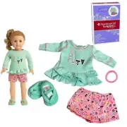 NEW American Girl PAJAMAS OUTFIT Thats How We Roll Sushi Top Shorts Slippers BOX