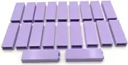 Lego 20 New Lavender Bricks 1 x 2 x 5 Stud Pillar Building Blocks Pieces Parts