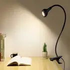 Flexible LED Table lamp USB Desk Holder Clip Bed Study Reading Book Feeding P6