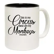 This Is My Circus My Monkeys Mum Mother Mothers Day Mug Cup