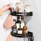 Adjustable Bathroom Shelves Small Storage Stand Corner Shower Caddy Shelf