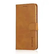 PU Leather Wallet Case for Samsung Galaxy S21 Magnetic Luxury Flip Card Slot Cover For Galaxy S21- Yellow Samsung S21