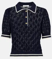 [Frame] Frame Rookie knitted polo shirt AU 12 blue