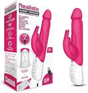 Rouge Rabbit Essentials Rechargeable Realistic Rabbit, Hot Pink