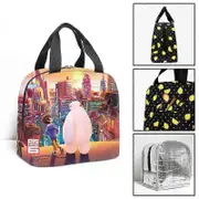 c456 Big Hero 6 Baymax Children Lunch Bags Kids School Insulated Lunch Bag Portable Cooler Tote Food tbd456